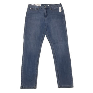 Women's Seven7 Blue Tummyless High Rise Skinny Jeans Size 16